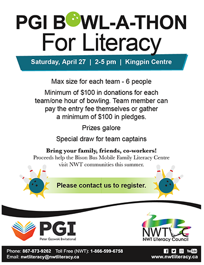 Five reasons to sign up for the PGI Bowl-a-Thon for Literacy
